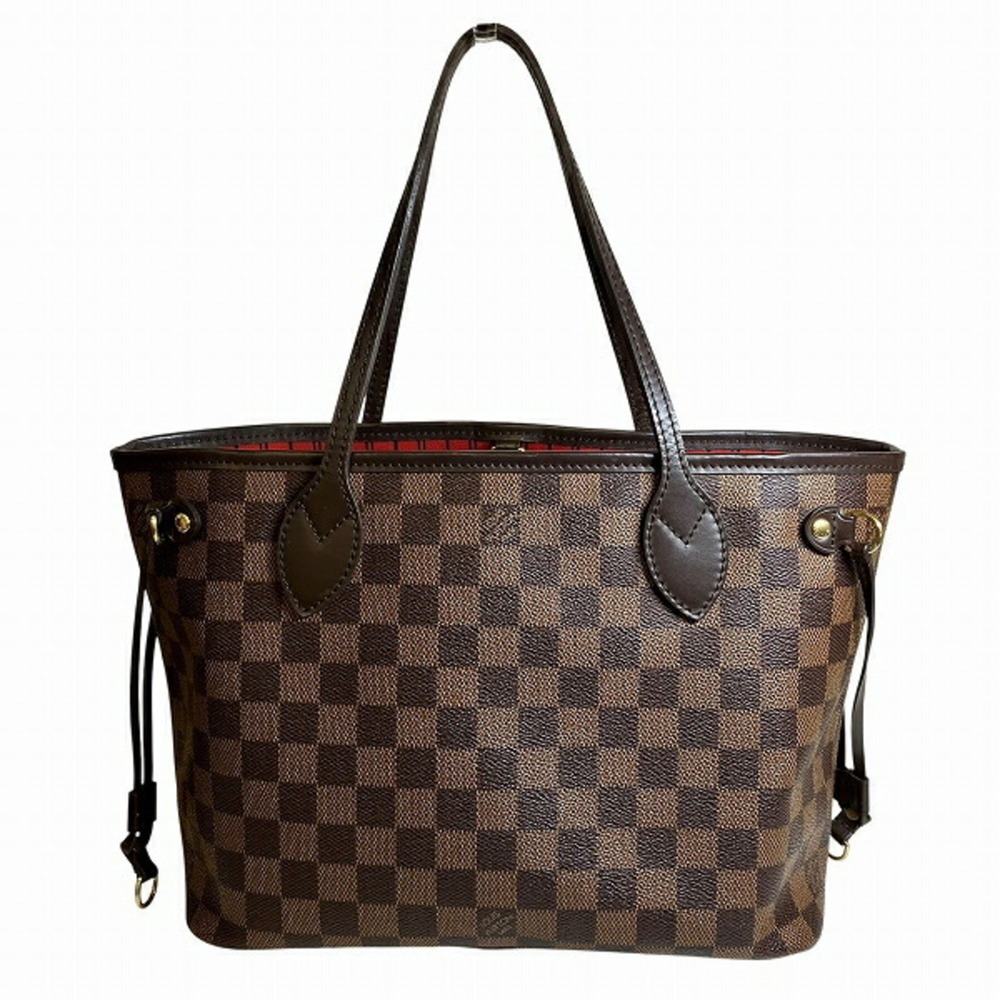LOUIS VUITTON Brown Damier Neverfull PM Tote Bag - Picture 2 of 9